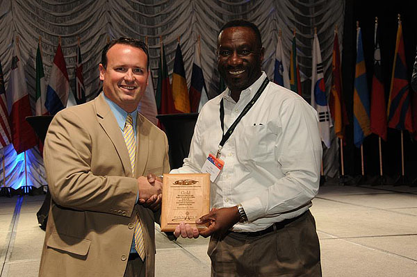 Eric Martin Receiving IFEA Award