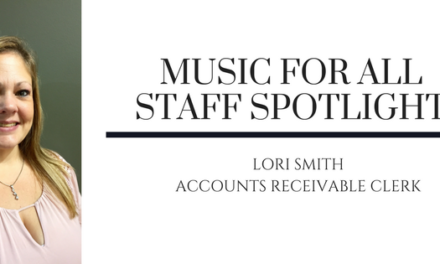 Music for All Staff Spotlight: Lori Smith