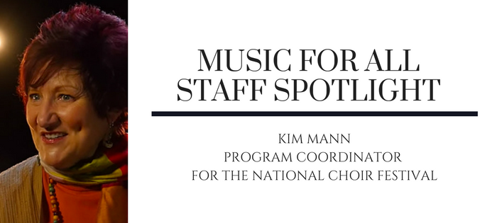 Music for All Staff Spotlight: Kim Mann