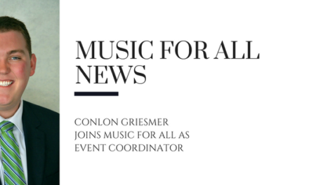 Conlon Griesmer Joins Music for All as Event Coordinator