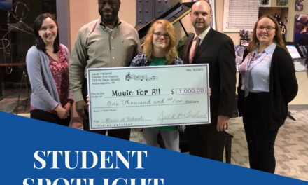 Student Spotlight: Jack Ireland Raised $1,000 Through Benefit Concert for Music for All
