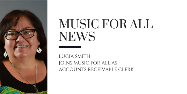 Lucia Smith Joins Music for All as Accounts Receivable Clerk
