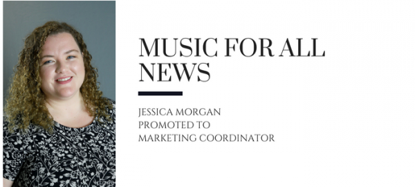 Jessica Morgan promoted to Marketing Coordinator