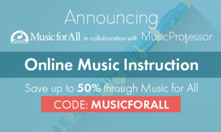 Music for All Teams Up with Online Instruction Opportunity 