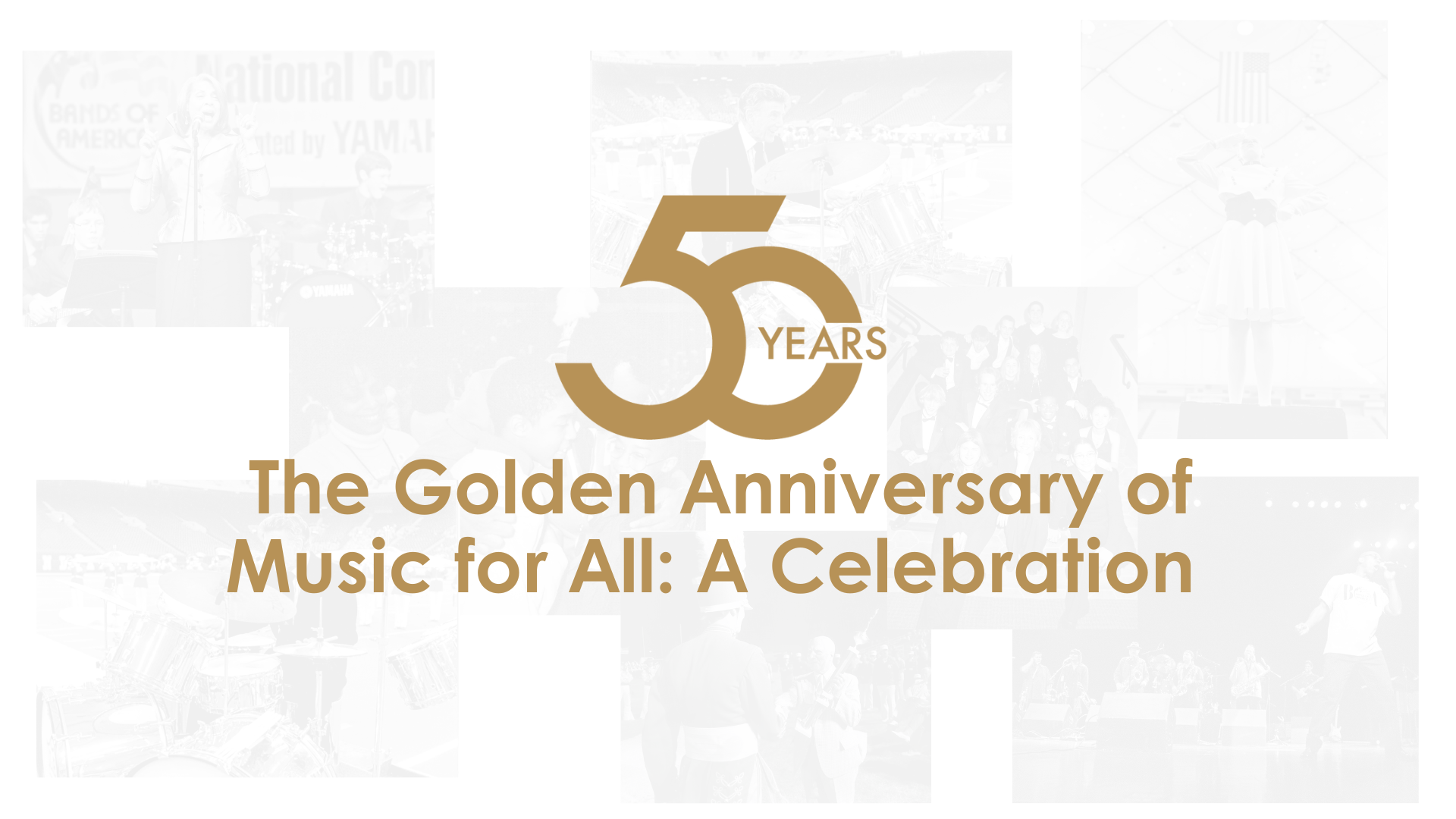 The Golden Anniversary of Music for All: A Celebration - Music for